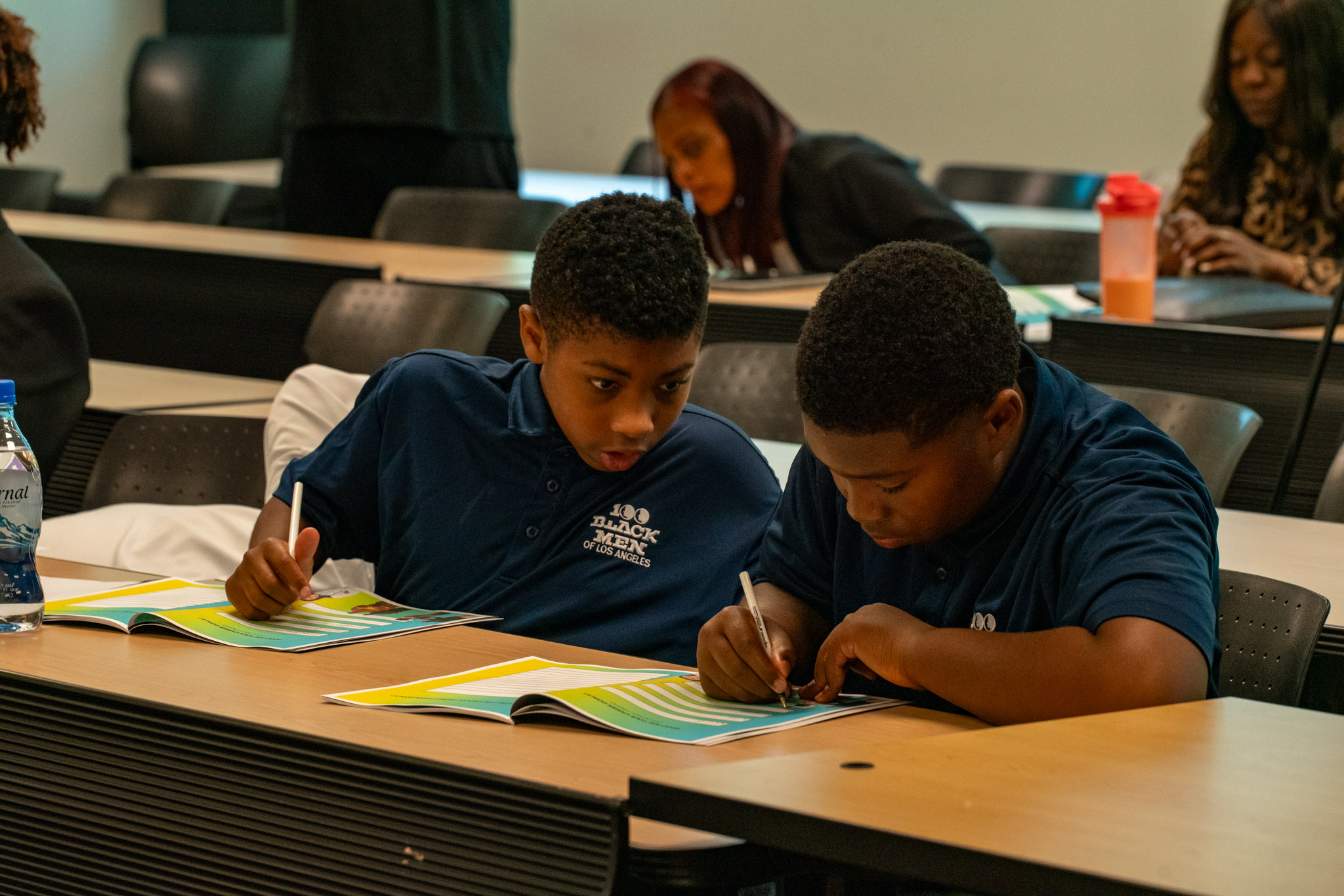 Young men working through The Success Profile